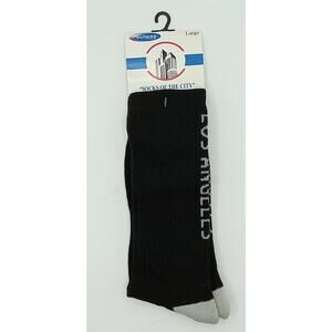 Los Angeles King's Team Colors Crew Socks Men's Large (8-13)